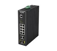 D-LINK 200G12PS - Switch, 10 porte, Gigabit Ethernet, 2 PoE, 2 SFP