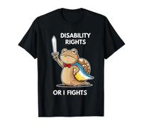 Disability Rights Or I Fights Cartoon Lumaca Eroe Lumaca Meme Maglietta