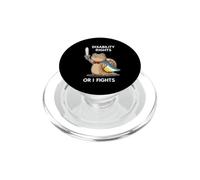 Disability Rights Or I Fights Cartoon Lumaca Eroe Lumaca Meme PopSockets PopGrip per MagSafe