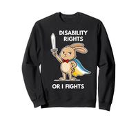 Disability Rights Or I Fights Cartoon Rabbit Eroe Coniglio Felpa
