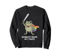 Disability Rights Or I Fights Giustizia Sociale Inclusione Felpa