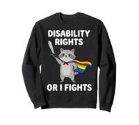 Disability Rights Or I Fights Giustizia Sociale Inclusione Felpa