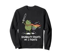 Disability Rights Or I Fights Giustizia Sociale Inclusione Felpa