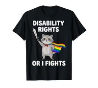 Disability Rights Or I Fights Giustizia Sociale Inclusione Maglietta