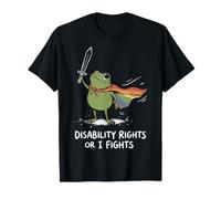Disability Rights Or I Fights Giustizia Sociale Inclusione Maglietta