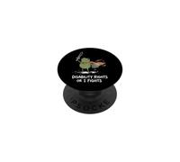 Disability Rights Or I Fights Giustizia Sociale Inclusione PopSockets PopGrip Adesivo