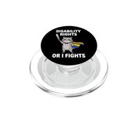 Disability Rights Or I Fights Giustizia Sociale Inclusione PopSockets PopGrip per MagSafe