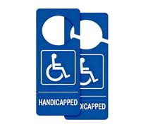 Disabled Parking Placard | 1 Pair Blue Wheelchair Symbol Ornament