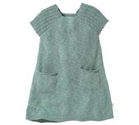 disana - Kids' Linen Knitted Dress - Abito 74/80 turchese