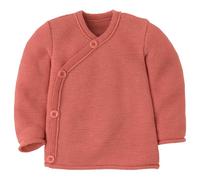 disana - Kid's Mélange Jacket - Giacca di merino 62/68 rosso/fuchsia