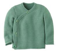 disana - Kid's Mélange Jacket - Giacca di merino 74/80 verde/turchese