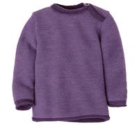 disana - Kid's Melange-Pullover - Pullover in lana merino 50/56 lilla