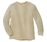 disana - Kid's Melange-Pullover - Pullover in lana merino 74/80 beige