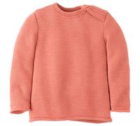 disana - Kid's Melange-Pullover - Pullover in lana merino 74/80 rosso