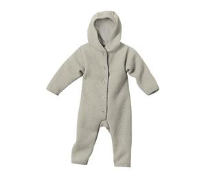 Disana - Tutina per neonato in lana merinos grigio 86-92