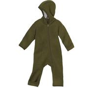 Disana ZIPP-OVERALL per neonati e bambini - 100% Bio-Merino, lana merino pettinata - traspirante e piacevolmente calda - unisex Taglia 50 - 116 - sostenibile e equo - con cerniera - made in Germany
