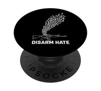 Disarm, odio, colombe, anti-violenza, design PopSockets PopGrip Adesivo