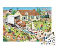 Disastro del giorno di spostamento suburbano Puzzle in Legno Impermeabile Puzzles Da 1000 Pezzi Regali Per Adulti Divertenti Giochi Di Impegnativi