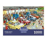 Disastro della fila del lavaggio auto Puzzle in Legno Impermeabile Puzzles Da 1000 Pezzi Regali Per Adulti Impossibili Per Decorazioni Domestiche