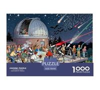 Disastro della Notte di Osservazione Stellare dell'Osservatorio Puzzle in Legno Impermeabile DIY Puzzles Da 1000 Pezzi Regali Per Adulti Divertenti Giochi Di Impegnativi