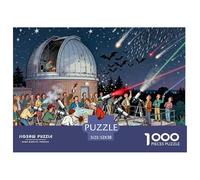 Disastro della Notte di Osservazione Stellare dell'Osservatorio Puzzle in Legno Impermeabile Puzzles Da 1000 Pezzi Regali Per Adulti Divertenti Per Decorazioni Domestiche