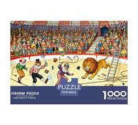 Disastro della tenda del circo Puzzle in Legno Impermeabile Puzzles Da 1000 Pezzi Regali Per Adulti Divertenti Giochi Educativi