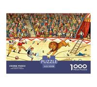Disastro della tenda del circo Puzzle in Legno Impermeabile Puzzles Da 1000 Pezzi Regali Per Adulti Impossibili Giochi Di Impegnativi