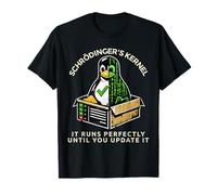 Disastro dell'aggiornamento del Kernel di Schrödinger Funny Linux Sysadmin Maglietta