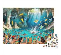 Disastro di Playa Del Carmen Cenote Dive Puzzle in Legno Impermeabile Puzzles Da 1000 Pezzi Per Adulti Colorati Giochi Educativi