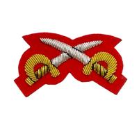 Disastro Kit Distintivo Pti Croce Spade su Rosso British Mano Ricamato Para Arm