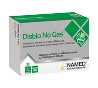 Named Disbio No Gas Integratore per l'Eliminazione Gas Intestinali, 30 Compresse