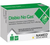 Named Disbio No Gas Integratore per l'Eliminazione Gas Intestinali, 30 Compresse