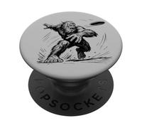 Disc Golf Bigfoot Outdoor Disc Sasquatch PopSockets PopGrip Adesivo