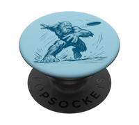 Disc Golf Bigfoot Outdoor Disc Sasquatch PopSockets PopGrip Adesivo