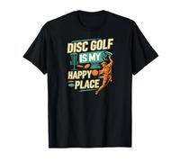 Disc Golf Is My Happy Place Player Maglietta