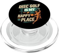 Disc Golf Is My Happy Place Player PopSockets PopGrip per MagSafe