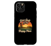 Disc Golf My Happy Place Sunset Frolf Player Custodia per iPhone 11 Pro