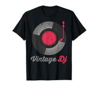 Disc Jockey - Vintage DJ - Vinyl Record - Party Maglietta