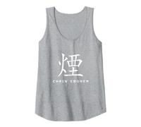 Disc Tzu Chain Smoker Disc Golf Canotta, Donna, Grigio Melange, XXL