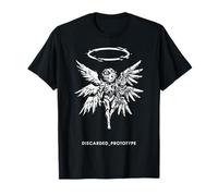 Discarded Prototype Cyborg Angel Robotic Winged Glitch Maglietta