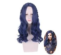 Discendenti 2 Evie Parrucca ondulata lunga Cosplay Costume Donna Resistente al calore Capelli sintetici Festa di Halloween Parrucche con giochi di ruolo