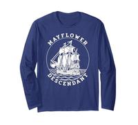 Discendenti di Mayflower Maglia a Manica