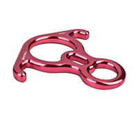 Discensore della corda dell'anello della figura 8 della lega per il rosso rampicante di salvataggio che corre 50KN
