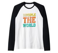 Discepolo Il Mondo Maglia con Maniche Raglan