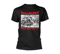 DISCHARGE THEY DECLARE IT T-Shirt NUOVO