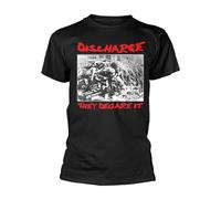 DISCHARGE THEY DECLARE IT T-Shirt NUOVO