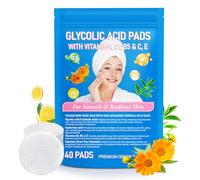 Dischetti Esfolianti All'acido Glicolico, Acido Glicolico Peel Pads, Per la Pelle Incline All'acne, Sblocca i Pori, i Brufoli, Esfolia la Pelle Superficiale, Riduce le Linee Sottili e le Rughe, 40 Pas