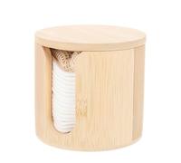 Dischetti Struccanti Lavabili Rotondi Semplici Khaki | Set in Fibra di Bambù, Uso Casa e Salone, Formato Compatto, Supporto per Applicazione e Detersione