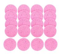 Dischetti Struccanti Rotondi Rosa 20 Pezzi in Cotone Polpa di Legno | Detergente Viso Struccante, Pulizia Delicata e Portatile, Formato Rotondo da 60mm Spessore 8mm