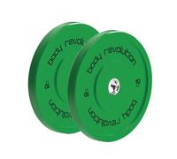 Dischi 10 kg verdi IWF, 45 cm, coppia